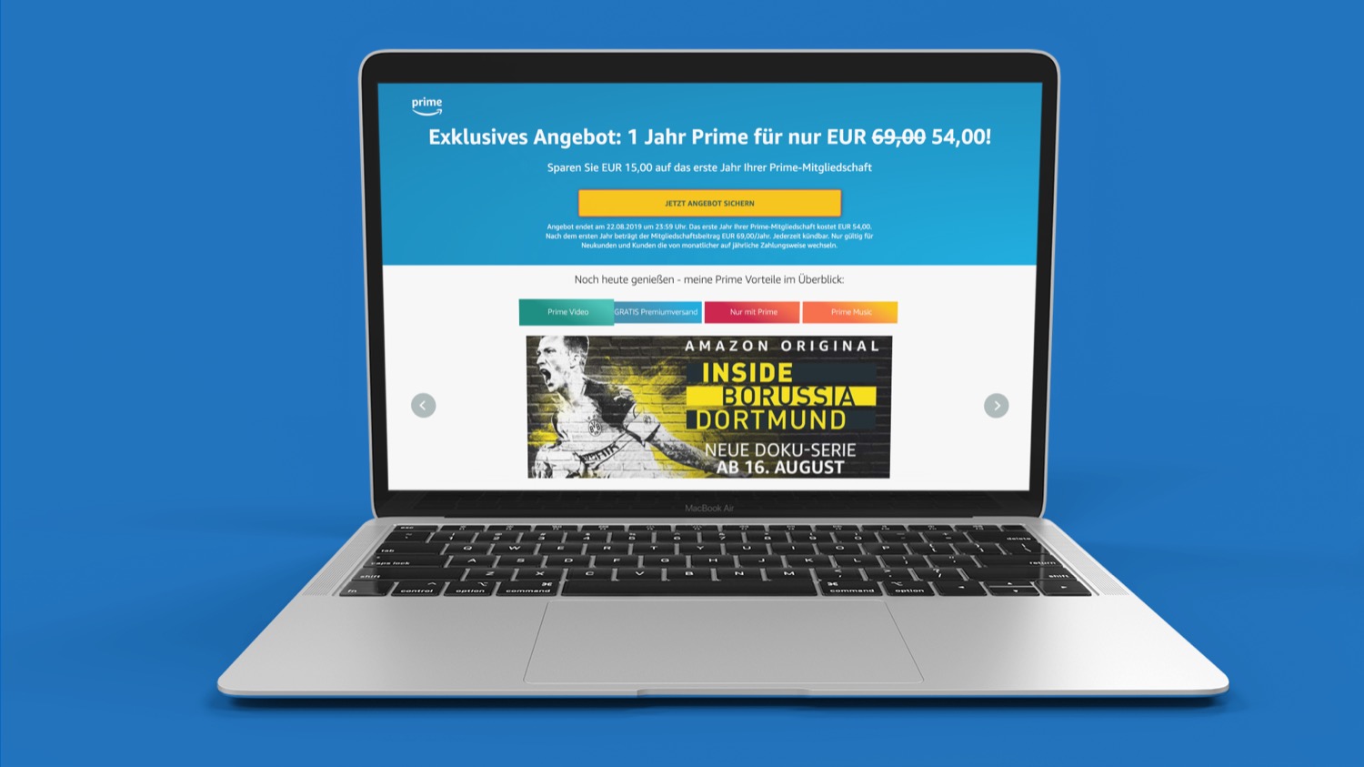<span class="entry-title-primary">(nur noch heute) Für Neukunden: 1 Jahr Amazon Prime für nur 54 Euro statt 69 Euro</span> <span class="entry-subtitle">Bis zum 22. August 2019 gültig</span>