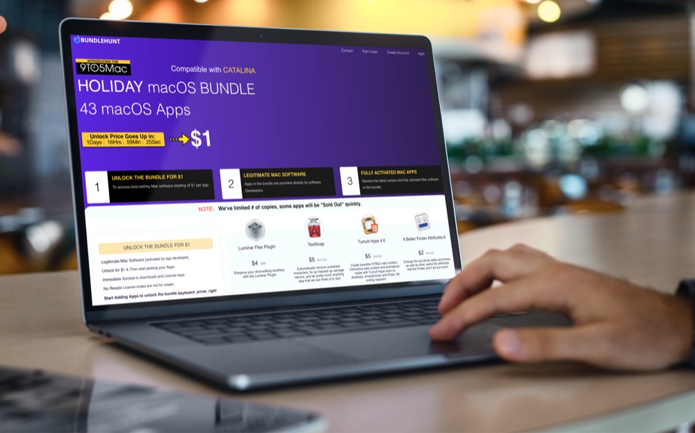 <span class="entry-title-primary">BundleHunt: Mac-Bundle aus 43 Apps selbst zusammenstellen</span> <span class="entry-subtitle">Preise starten bei 1 US-Dollar</span>