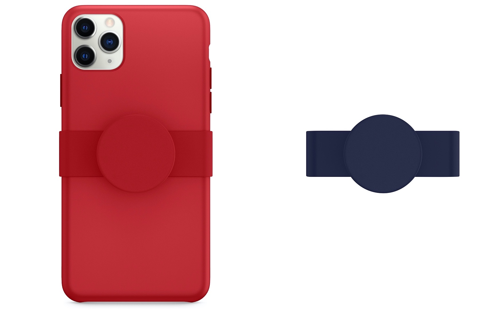 PopGrip PopSockets Marron Foncé - Support Adhésif Pour Téléphone - Dessus Interchangeable