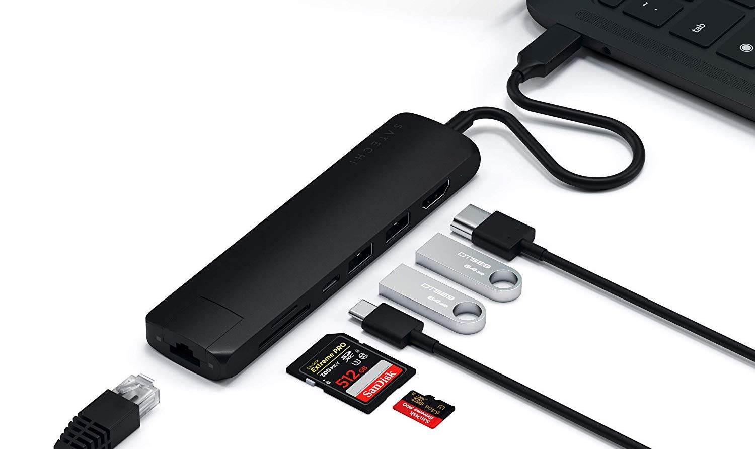 <span class="entry-title-primary">Satechi stellt neuen USB-C Slim Multi-Port-Adapter mit Ethernet vor</span> <span class="entry-subtitle">In Kürze auch in Deutschland erhältlich</span>