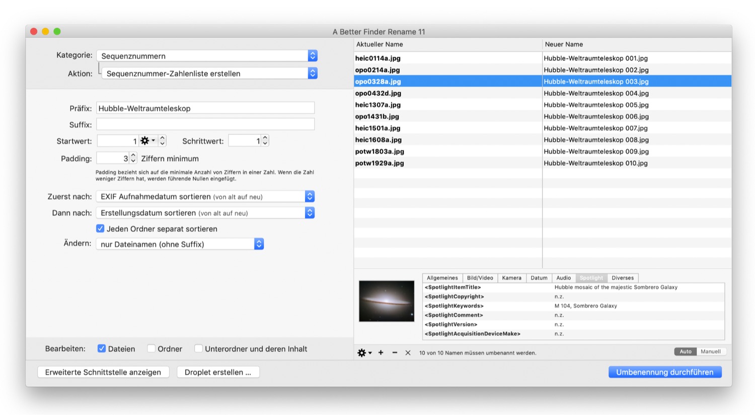 <span class="entry-title-primary">Better Rename 11 ab sofort im Mac App Store erhältlich</span> <span class="entry-subtitle">Jetzt für 24,99 Euro kaufen</span>