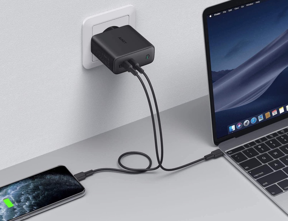 <span class="entry-title-primary">Aukey: Günstiger USB-C-Wandstecker mit 60 Watt Leistung für 30 Euro</span> <span class="entry-subtitle">Nur noch heute zum Sparpreis</span>