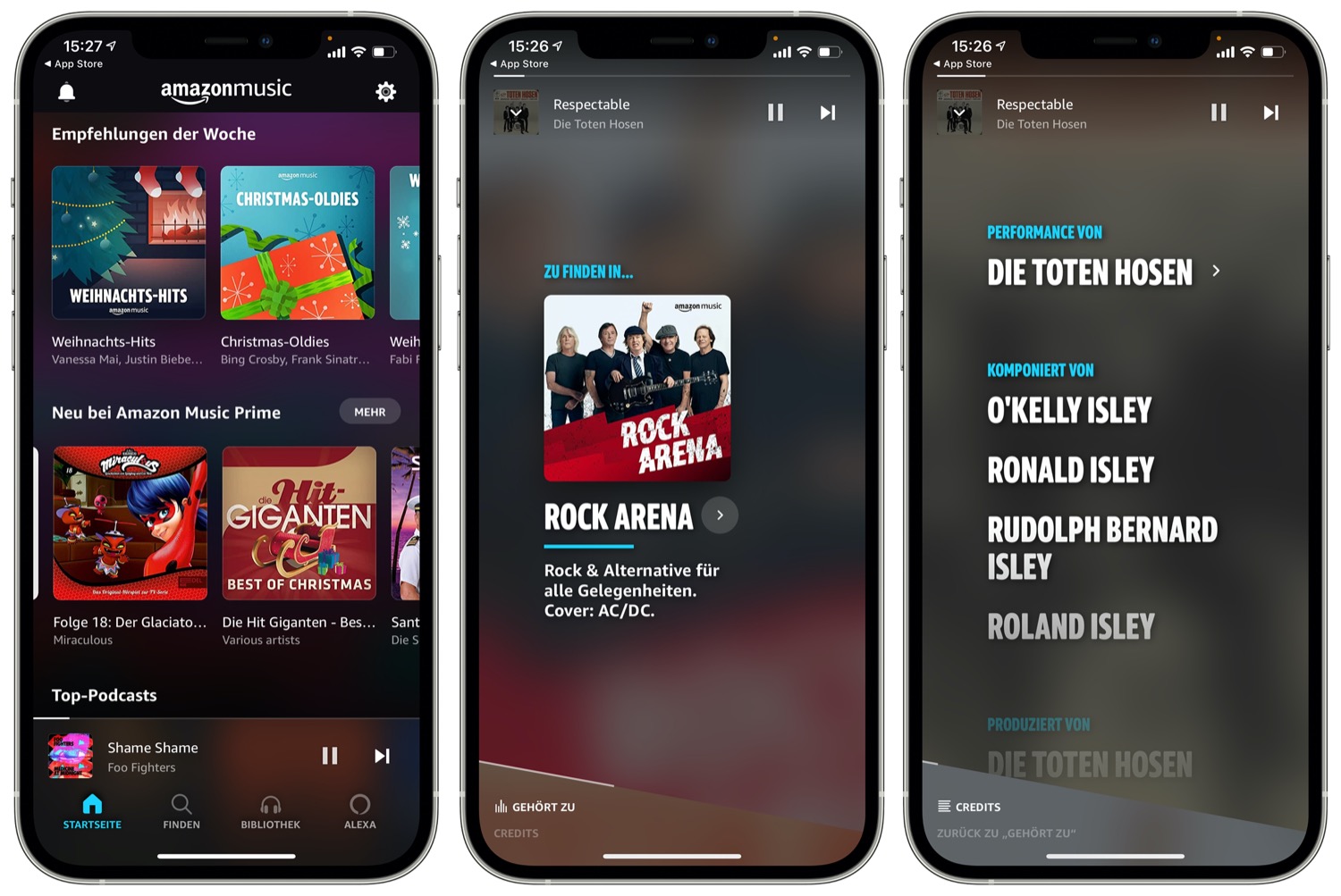 Amazon Music Neue XRay Funktion zeigt weiterführende Infos an