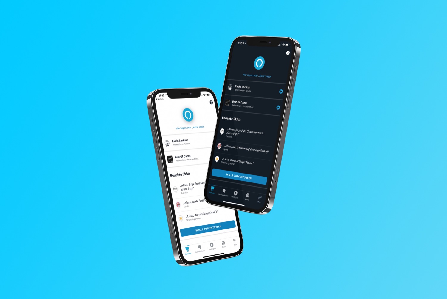 iOS-Icon von Amazons Sprachassistentin Alexa