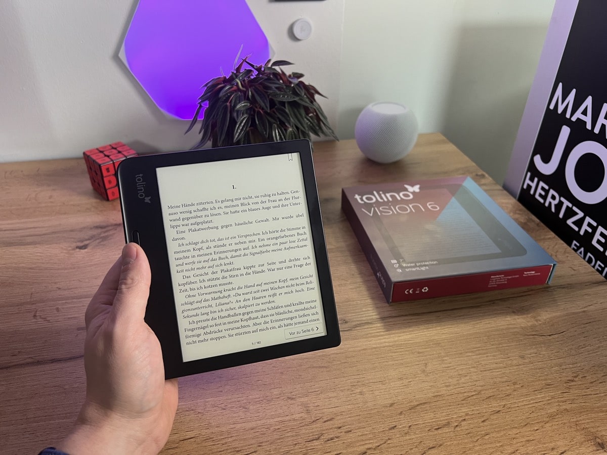 <span class="entry-title-primary">Tolino Vision 6 ausprobiert: Neuer eBook-Reader kann ab sofort vorbestellt werden</span> <span class="entry-subtitle">Viele kleine Verbesserungen sorgen für Freude</span>