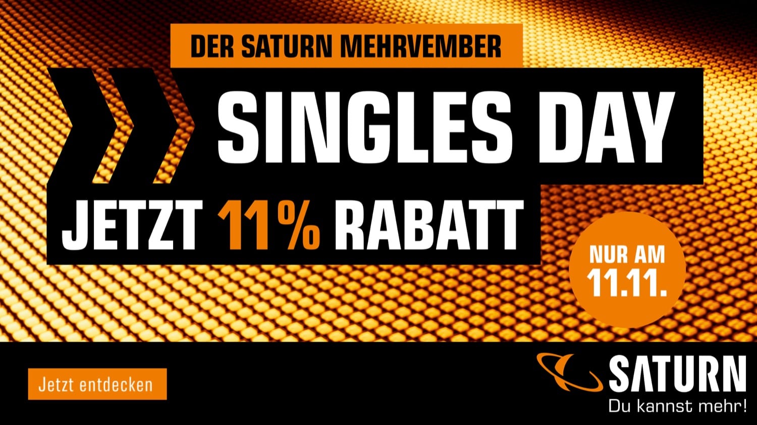 Singles Day Ab Mitternacht 11 Prozent Rabatt bei Saturn