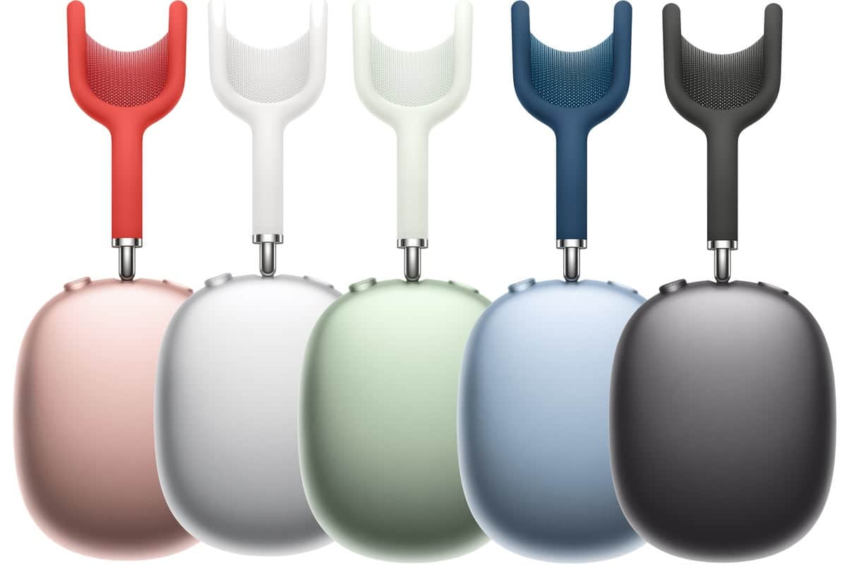 AirPods Max in insgesamt fünf Farbvarianten