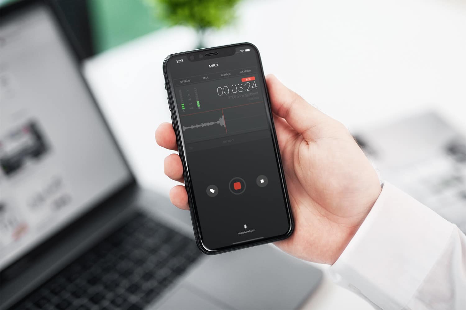 <span class="entry-title-primary">AVR X Pro: Diktiergerät-App für iPhones und iPads derzeit gratis</span> <span class="entry-subtitle">Sonst 4,99 Euro im App Store</span>