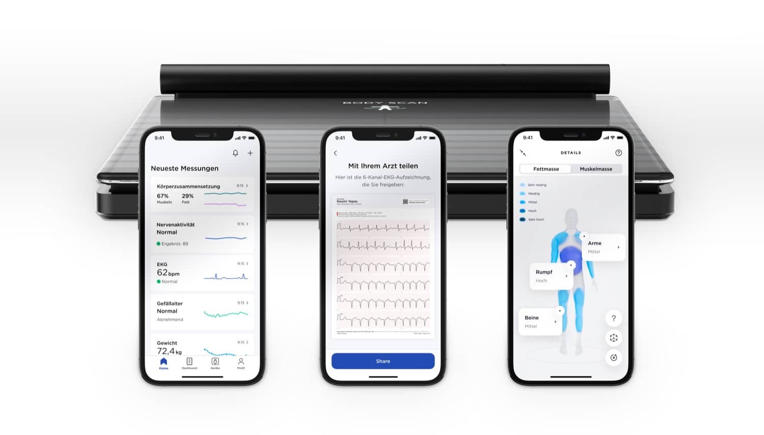 Mit 6-Kanal-EKG: Withings stellt neue Body Scan Waage vor
