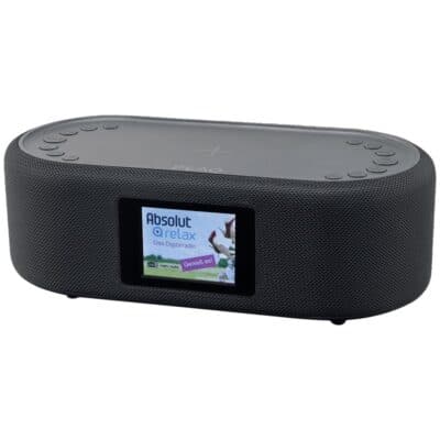 PEAQ PCR 120BT-W DAB+: Radio-Wecker mit Bluetooth und Qi-Charging