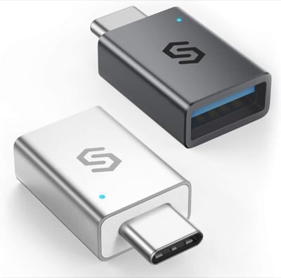 Zwei hochwertige USB-C auf USB-A Adapter heute für 7,69 Euro