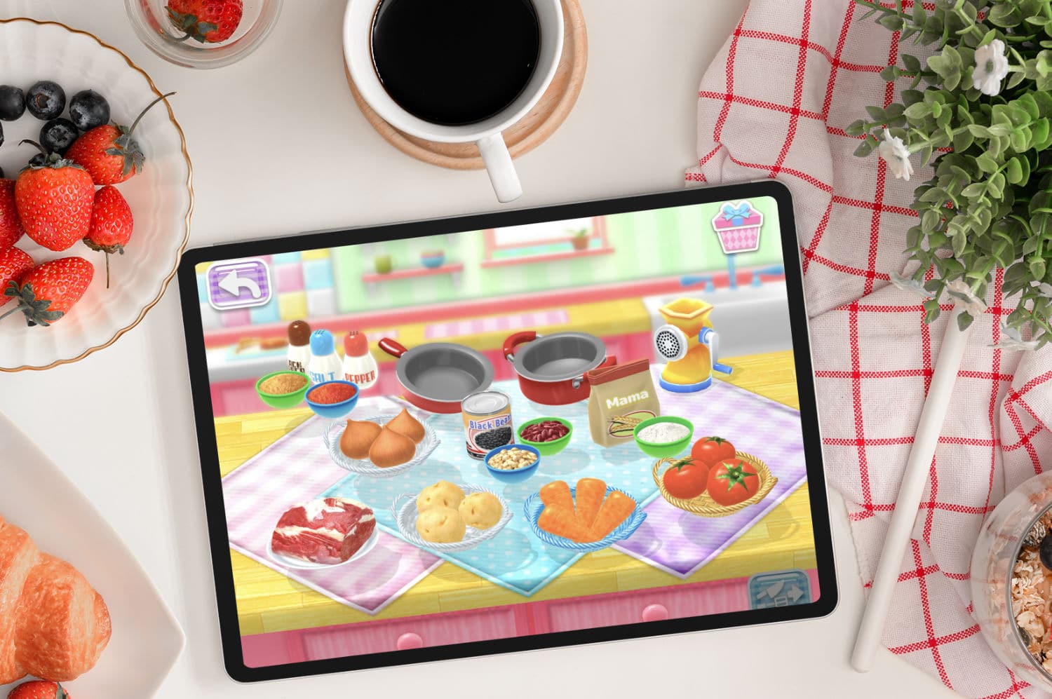 Cooking Mama Cuisine auf einem iPad Pro 