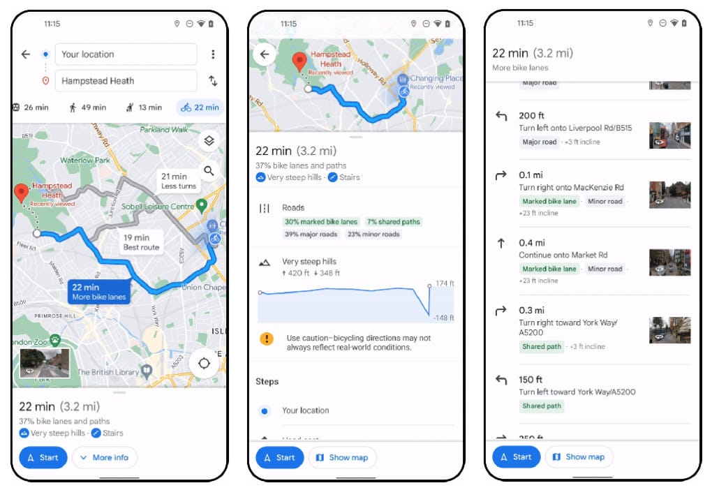 Orientierung für radfahrer google navigiert fahrrad » Irland Radreisen