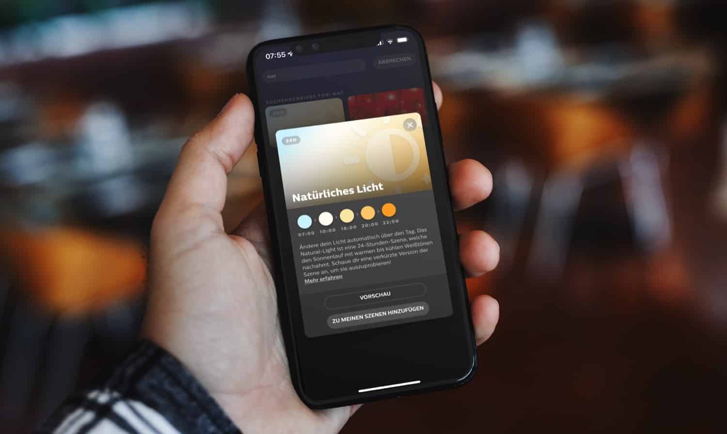<span class="entry-title-primary">Natürliches Licht: Philips Hue baut HomeKit-Funktion nach</span> <span class="entry-subtitle">Über Umwege schon nutzbar</span>