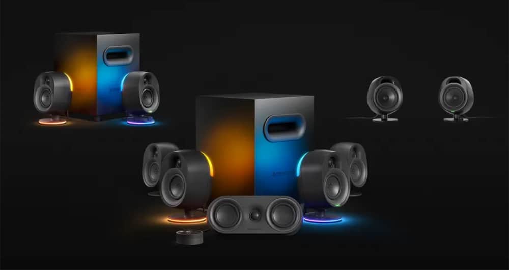 <span class="entry-title-primary">SteelSeries Arena: Neue Gaming-Lautsprecher in drei Größen vorgestellt</span> <span class="entry-subtitle">Preise starten bei 149,99 Euro</span>