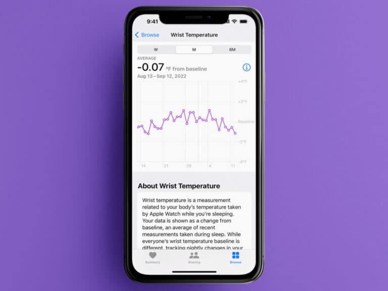 Temperatur Am Handgelenk Apple Watch www.appgefahren.de