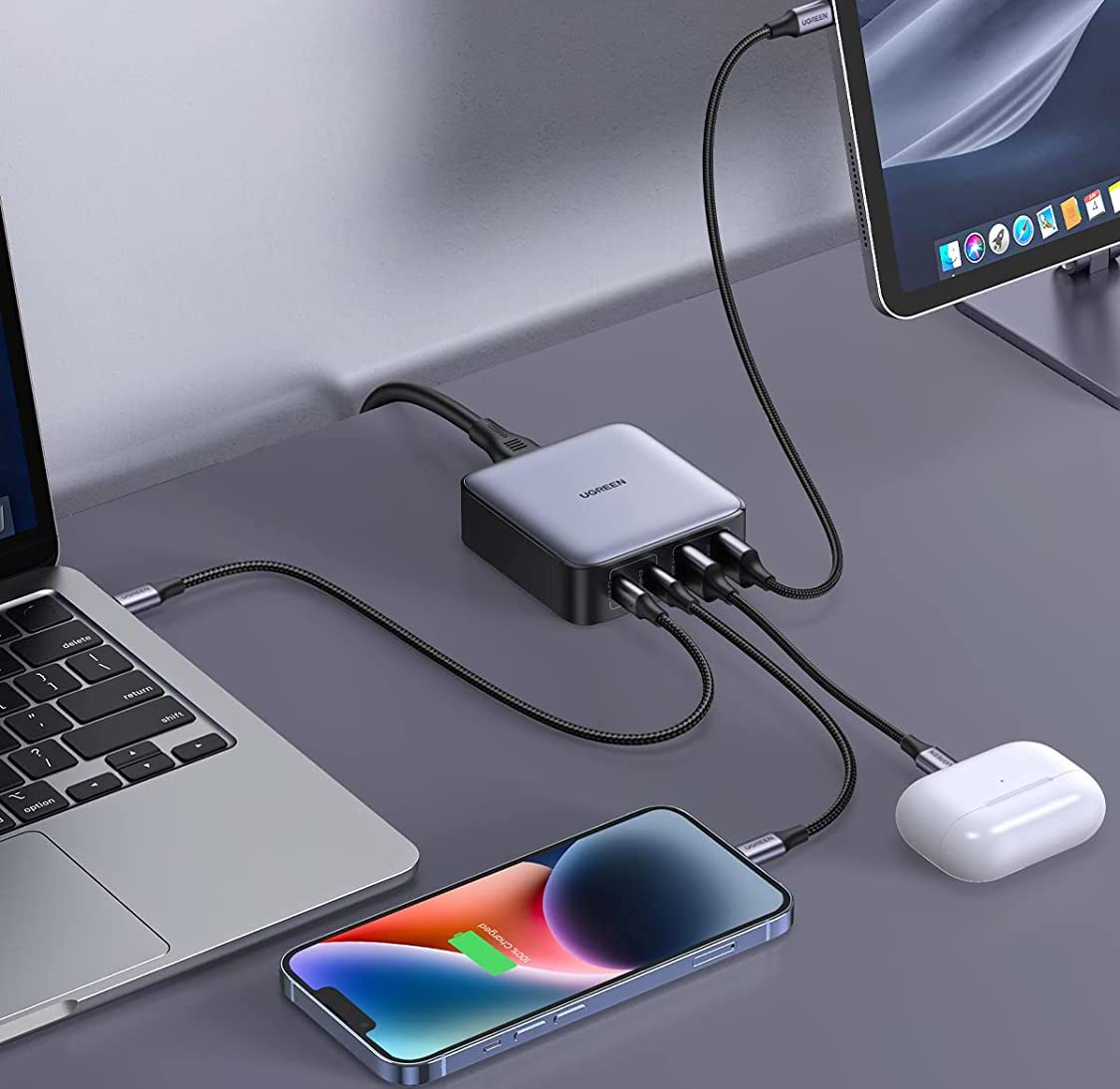 <span class="entry-title-primary">Ugreen 65W Tischladegerät mit 2x USB-C und 2x USB-A startet mit 15 Prozent Rabatt</span> <span class="entry-subtitle">Gutschein auf der Produktseite aktivieren </span>