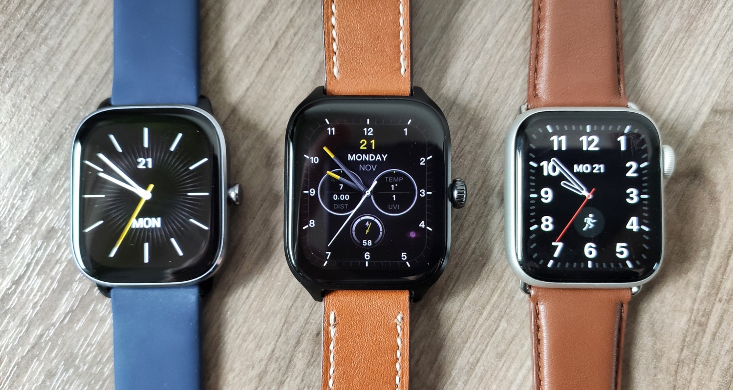 Apple watch 4 on sale vs amazfit gts