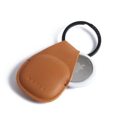 Schlüsselanhänger Mujjo Neuer Keychain: aus Canopy AirTag Leder