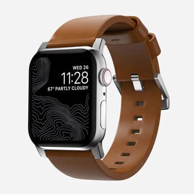 Nomad: Neues „English Tan“-Lederband für die Apple Watch vorgestellt