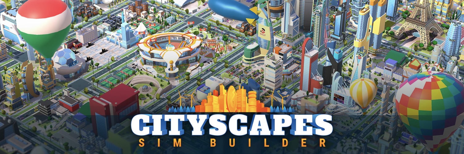 Banner zum Apple Arcade-Game Cityscapes Sim Builder