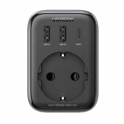 Neu: Ugreen 4-in-1 Steckdosenadapter & Anker 323 Powerbank in Grün und Pink
