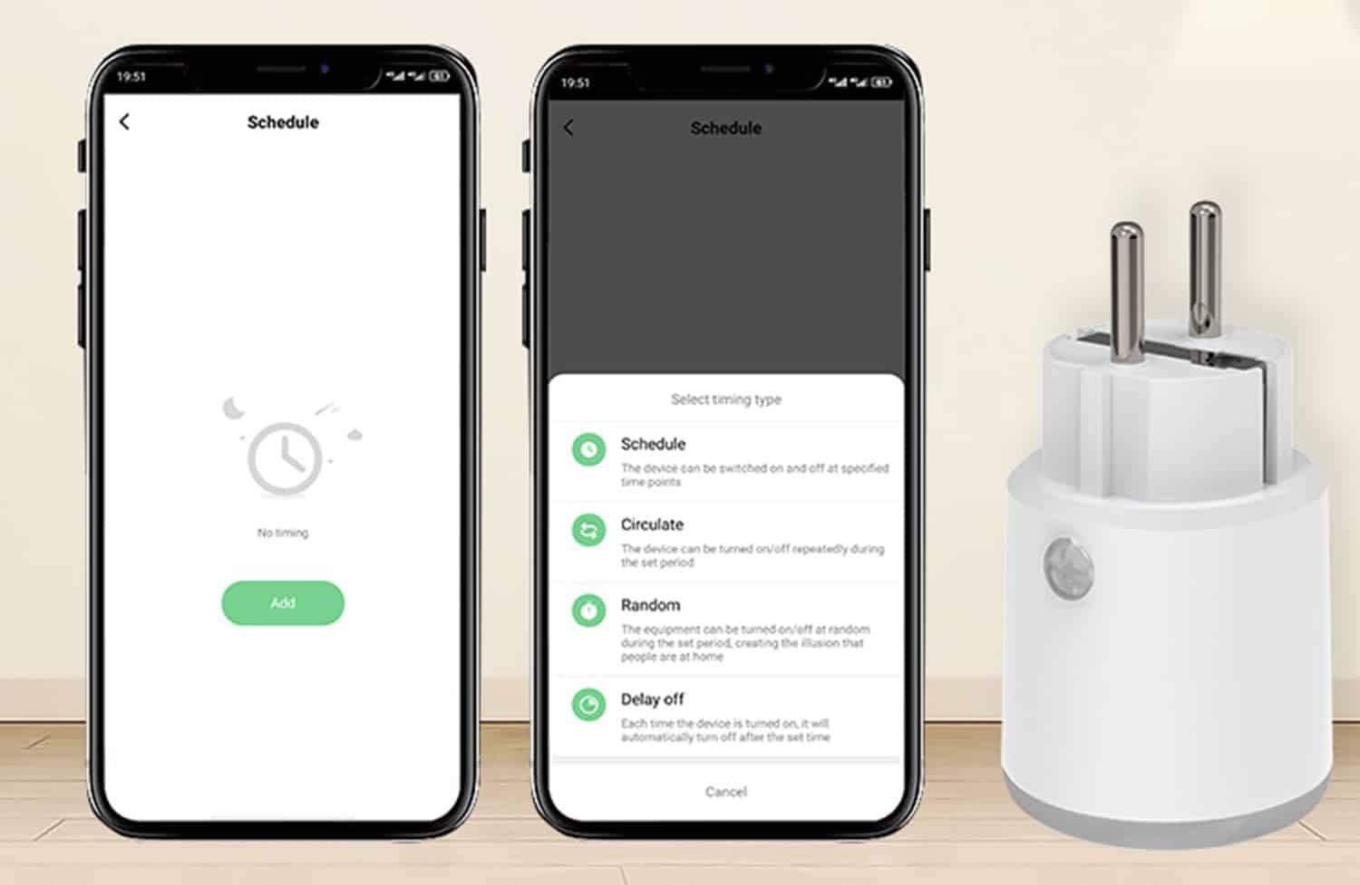 Matter Smart Plug mit iPhone und App-Funktionen