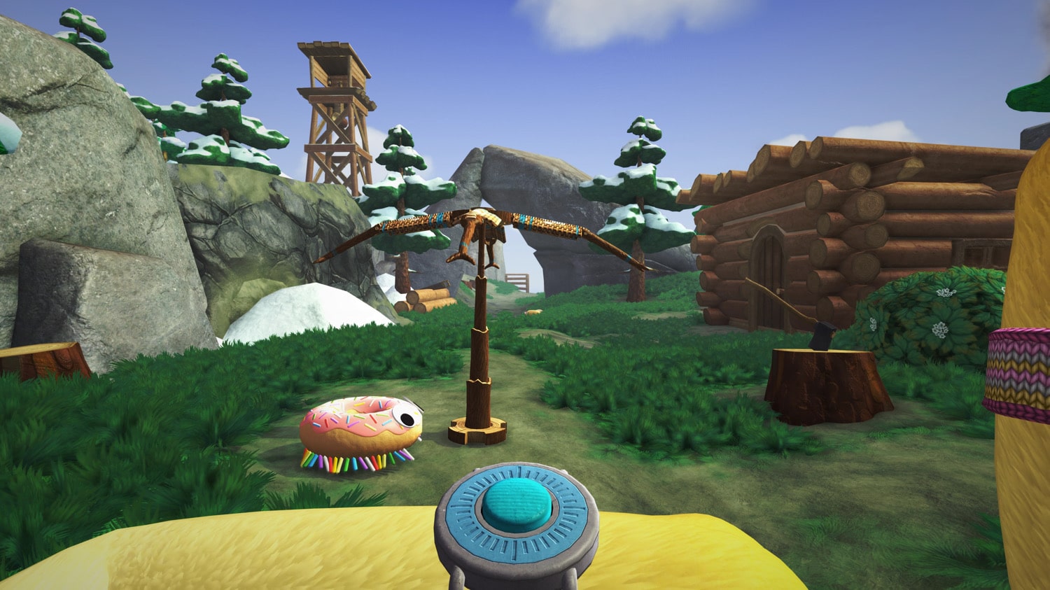Screenshot aus dem Abenteuer-Game Bugsnax