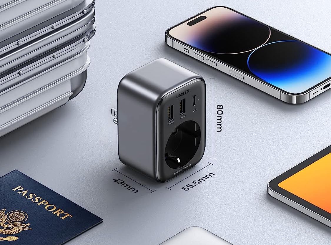 <span class="entry-title-primary">Ugreen Reiseadapter mit USB-Ports für 13,99 Euro im Angebot</span> <span class="entry-subtitle">Für den nächsten USA-Ausflug</span>