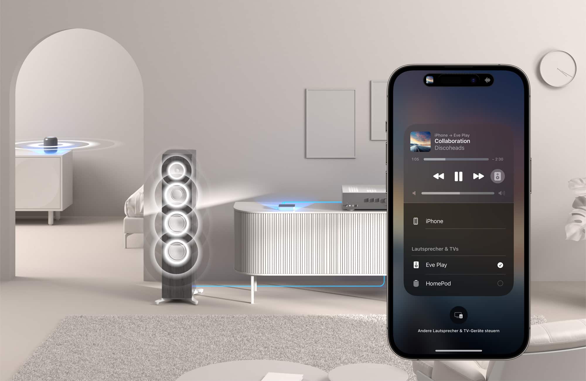 Neuer AirPlay 2 Adapter Eve Play