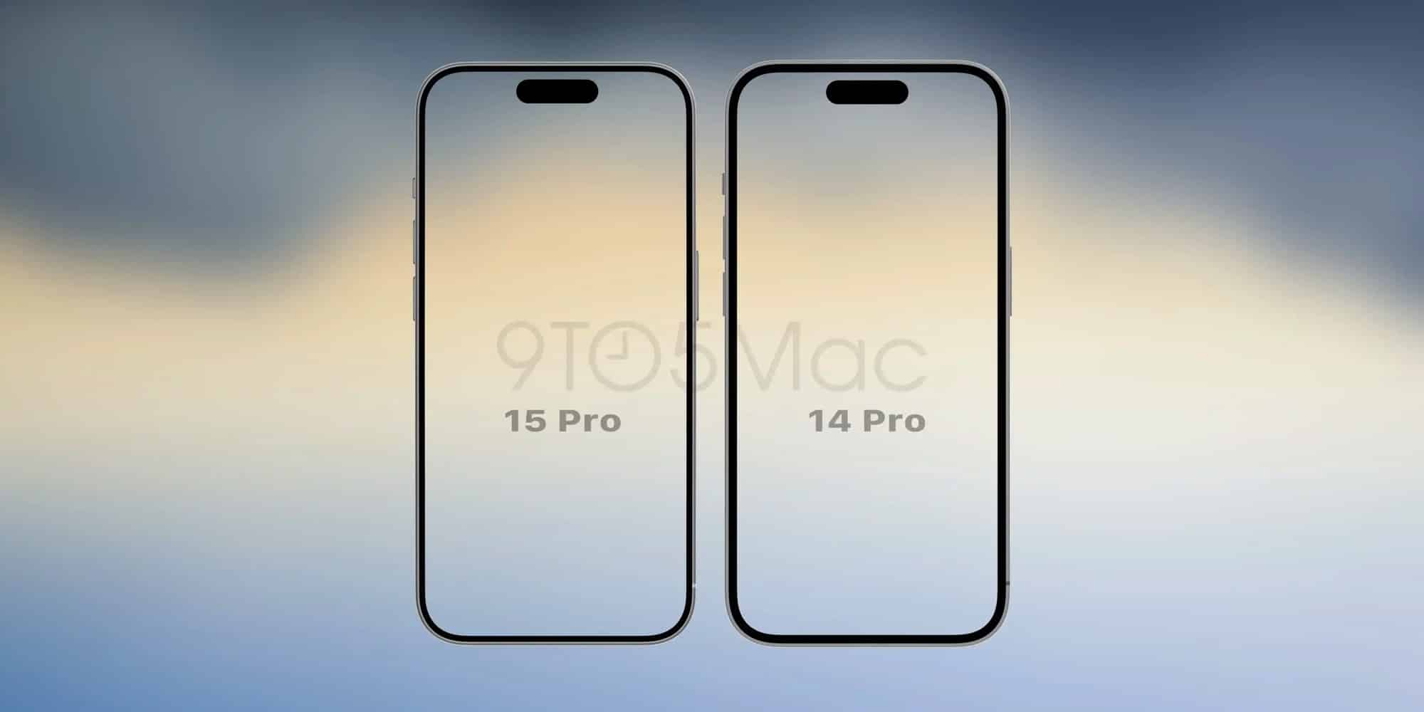iPhone 15 Pro Display im Vergleich zum iPhone 14 Pro Display