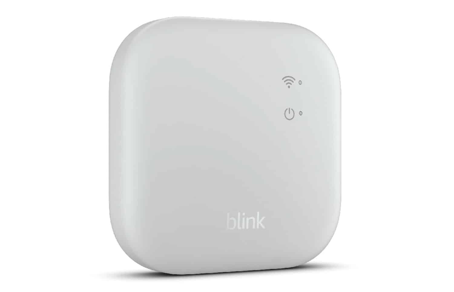 Blink Outdoor 4 Sync Module Pro vor weißem Hintergrund