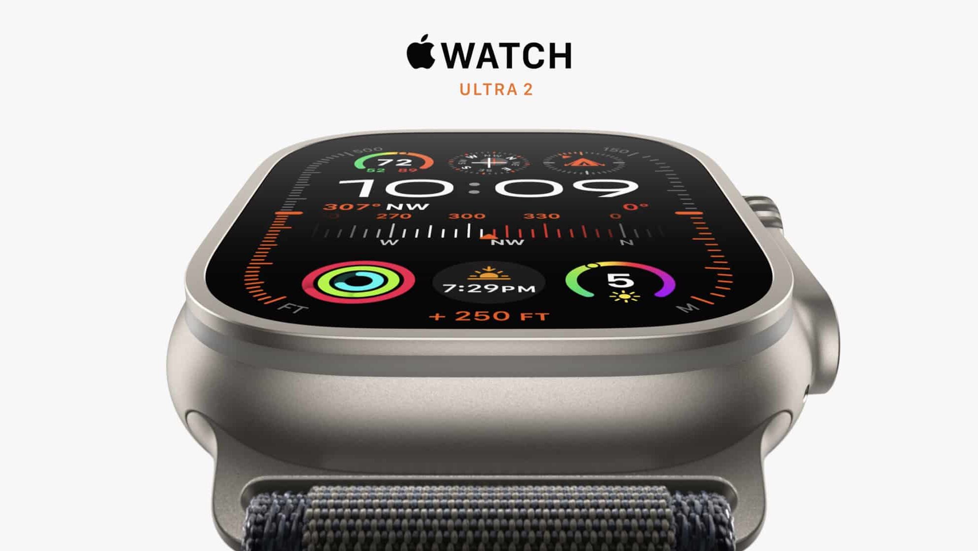 Apple-Banner zur Apple Watch Ultra 2