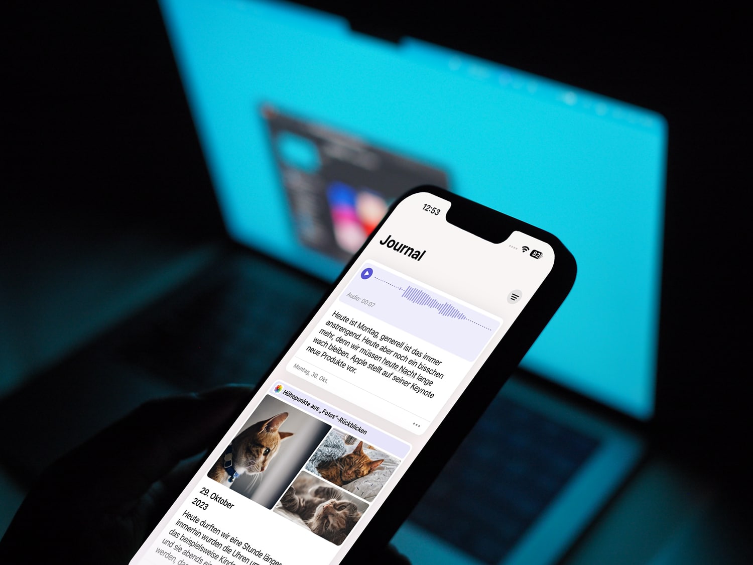 Apple's new Journal app on iPhone