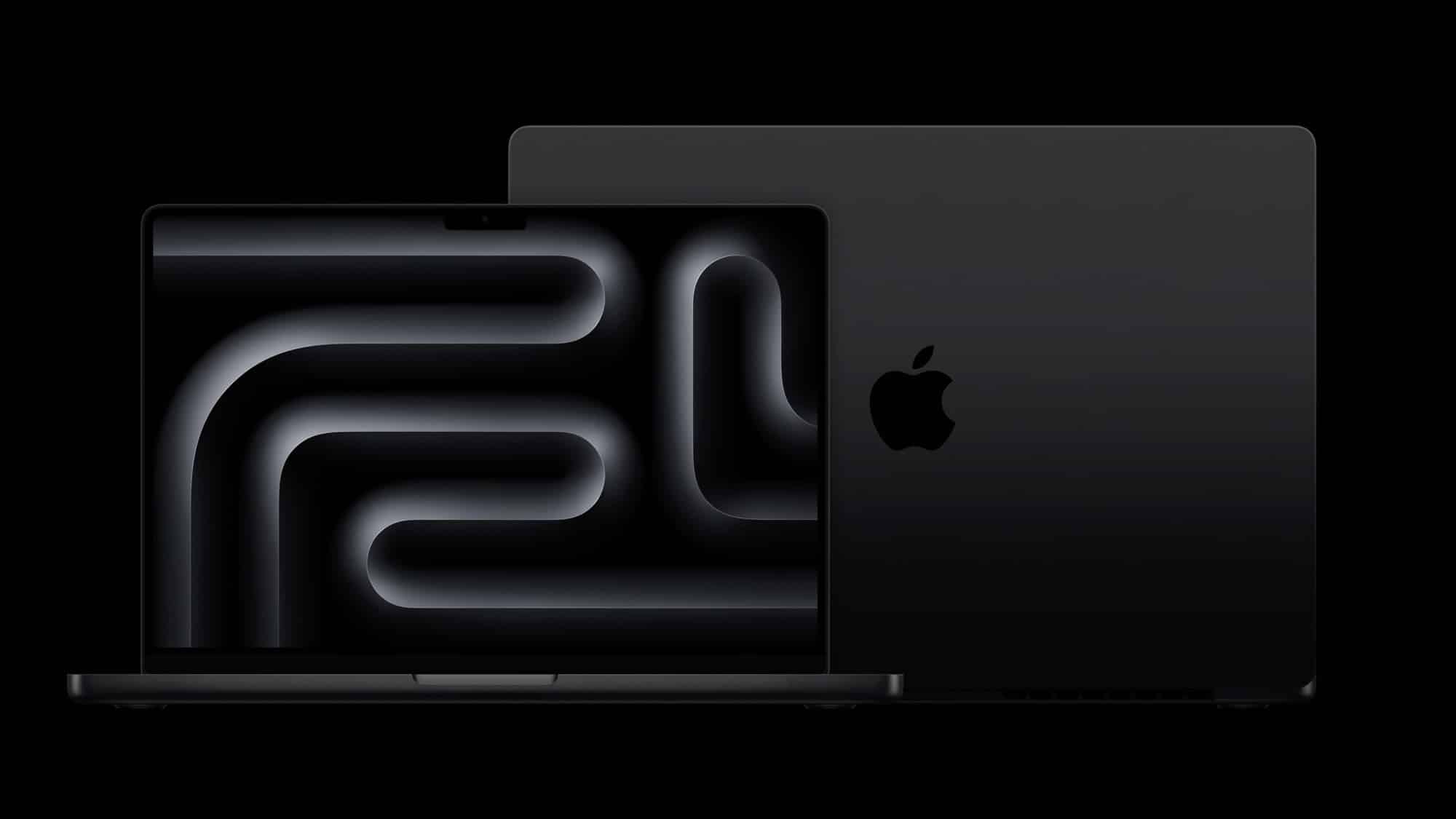 MacBook Pro mit M3-Chip in Space Schwarz