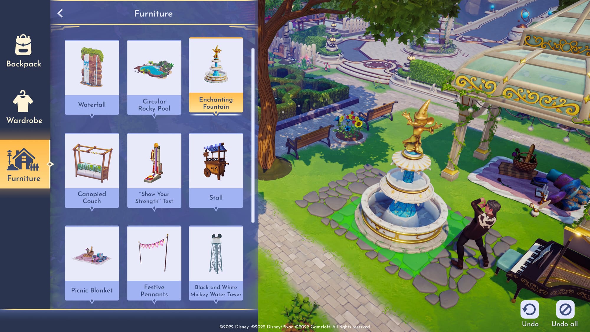 Screenshot des Apple Arcade Spiels Disney Dreamlight Valley
