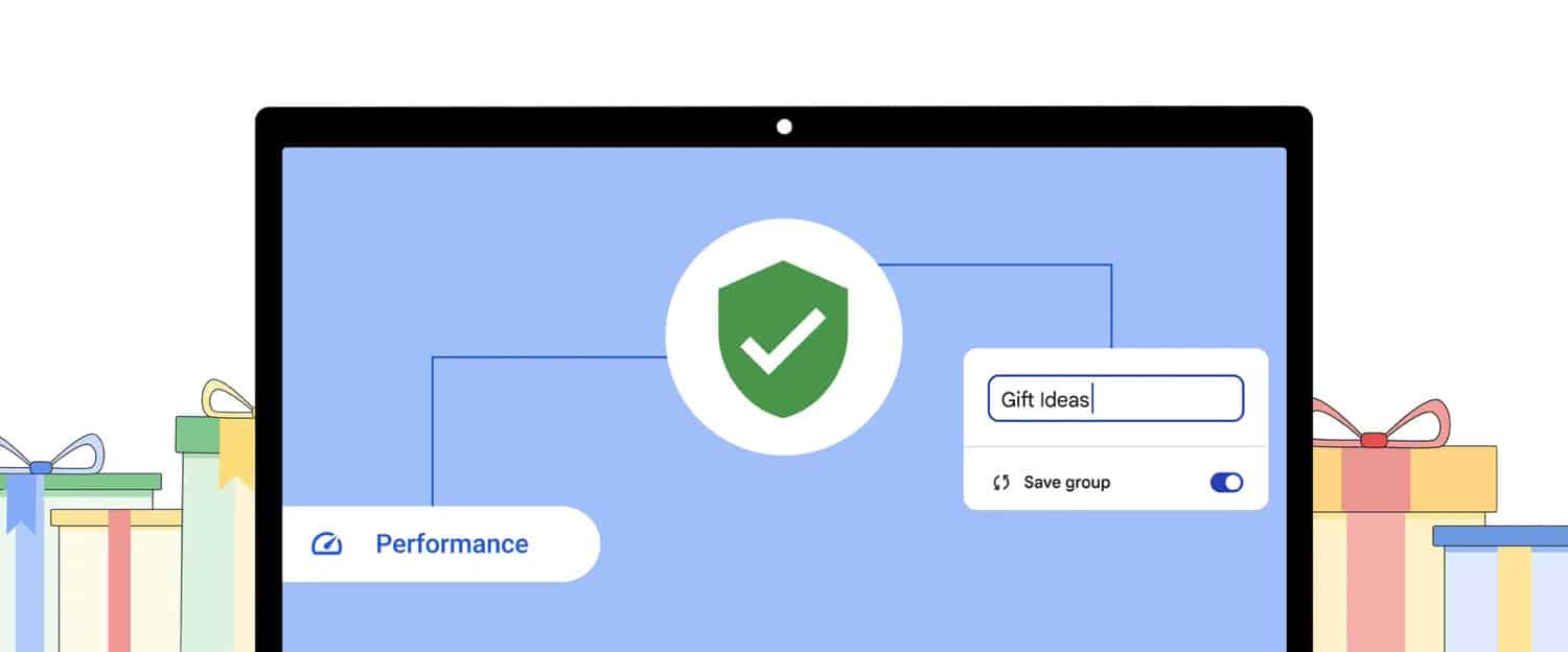 Logo Google Chrome tentang keamanan