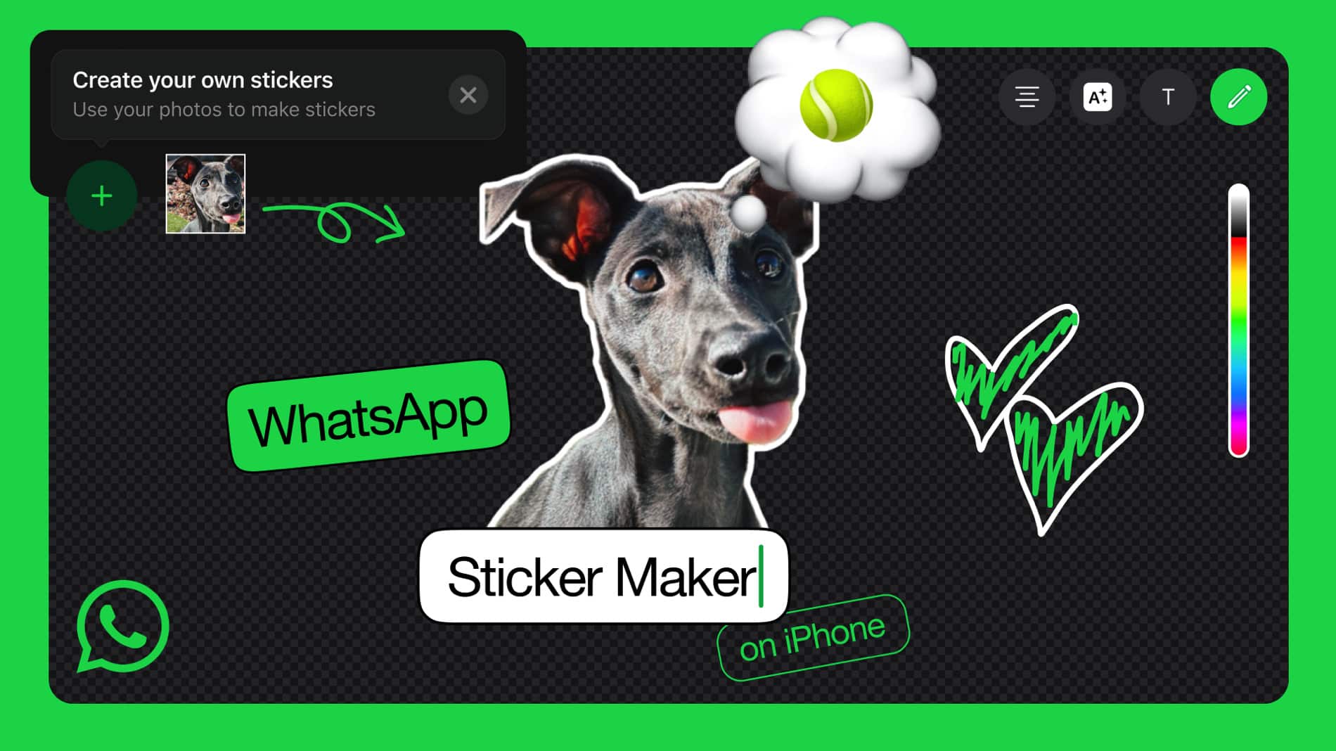 WhatsApp Sticker-Studio: Messenger-Bilder selbst gestalten -   News