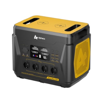 AlphaESS BlackBee 2000 im Test: Starke Powerstation mit 300W Solarmodul