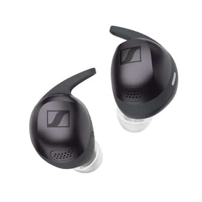 Schwarze Sennheiser Momentum Sport