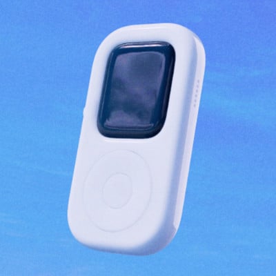 Icon des tinyPods vor blauem Himmel
