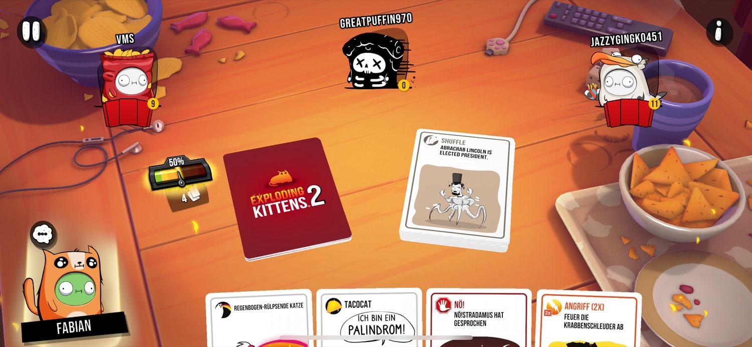 Exploding Kittens 2 Das absolut verrückte Kartenspiel