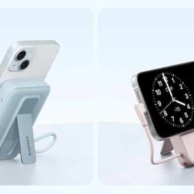 Magnetische Powerbank mit Kabel und Ständer von Anker für 37 Euro