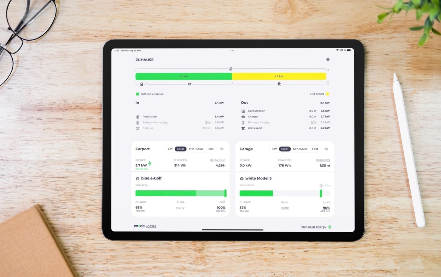 Evcc: Offizielle App des quelloffenen Energie-Management-Systems erschienen