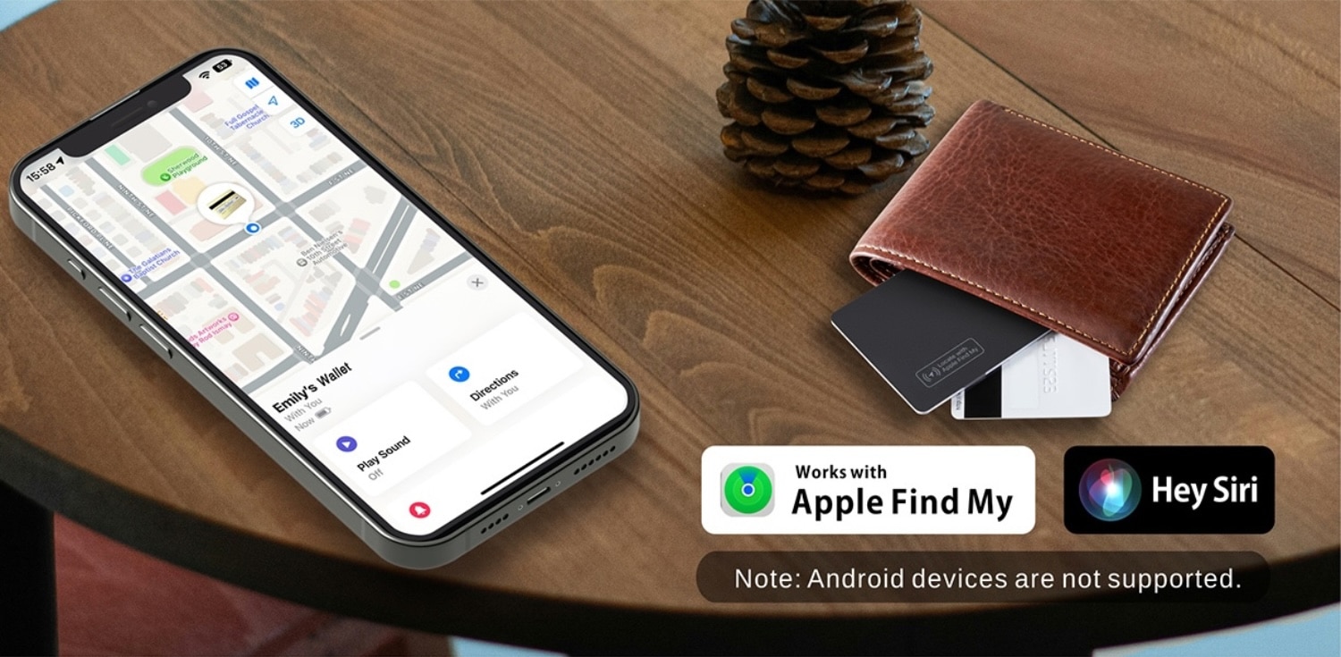 Wallet-Tracker-Karten mit Wo ist?-Support im Vergleich