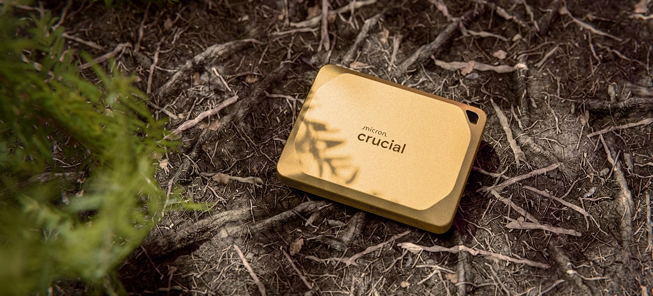 Externe Crucial SSD.