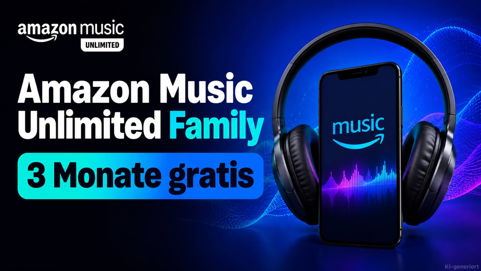 <span class="entry-title-primary">Amazon Music Unlimited: Family-Tarif 3 Monate gratis statt 66 Euro</span> <span class="entry-subtitle">Für bis zu 6 Personen</span>