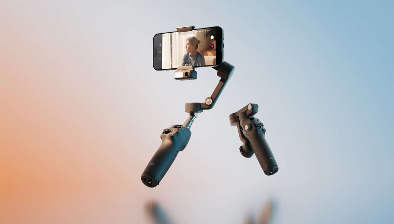 DJI Osmo Mobile 8 mit und ohne Smartphone