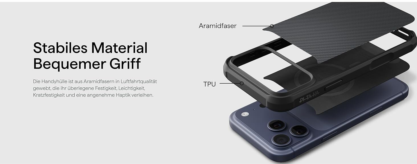 Pitaka ProGuard Case mit mehreren Schichten.
