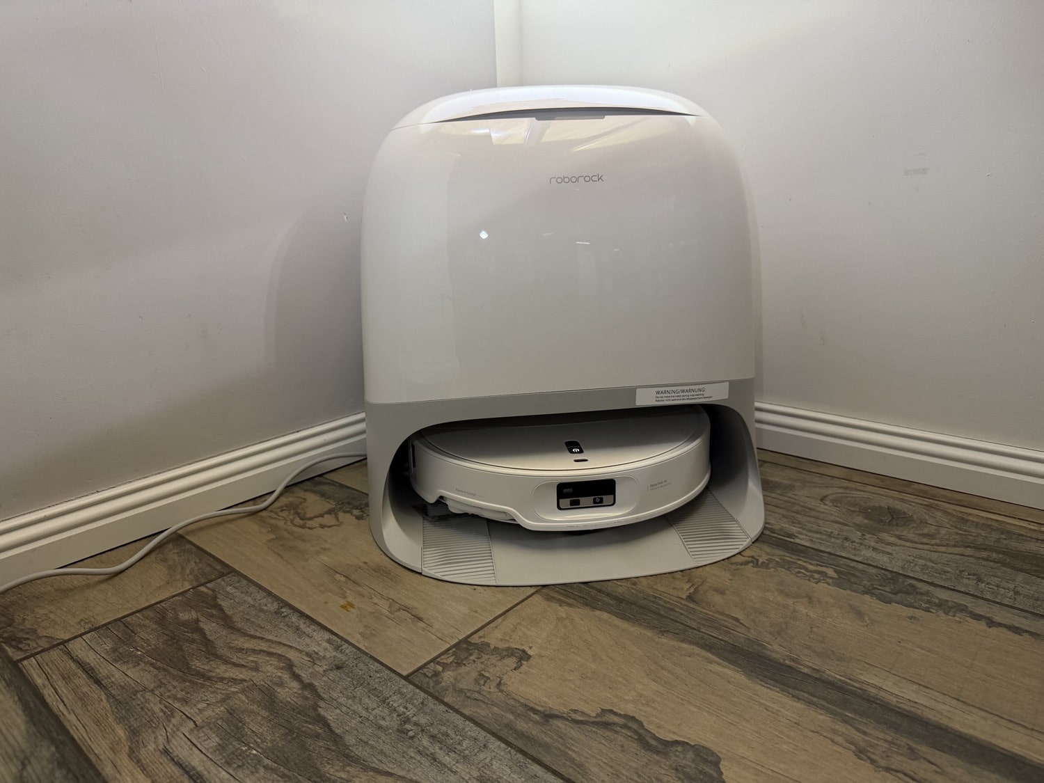 Die Basisstation des Roborock Qrevo Curv 2 Pro